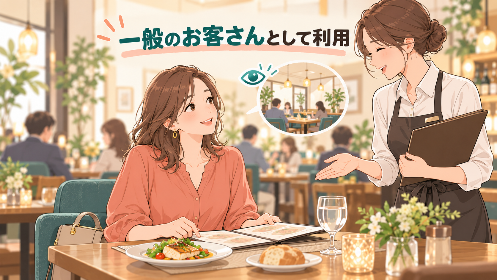 覆面モニターで一般のお客さんとして店員に質問する場面