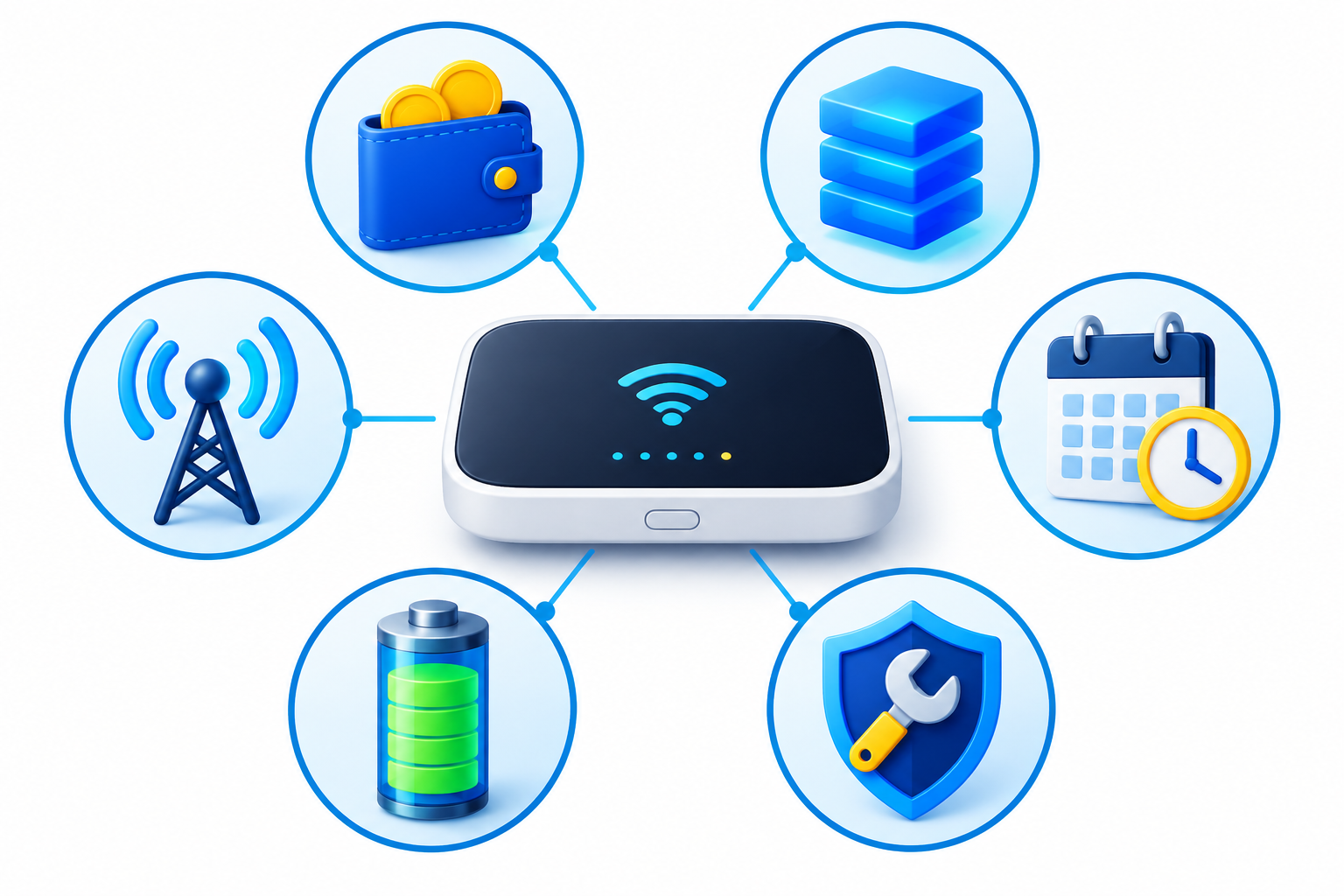 チャージ式WiFiを料金・容量・有効期限・回線・バッテリー・保証で比較する