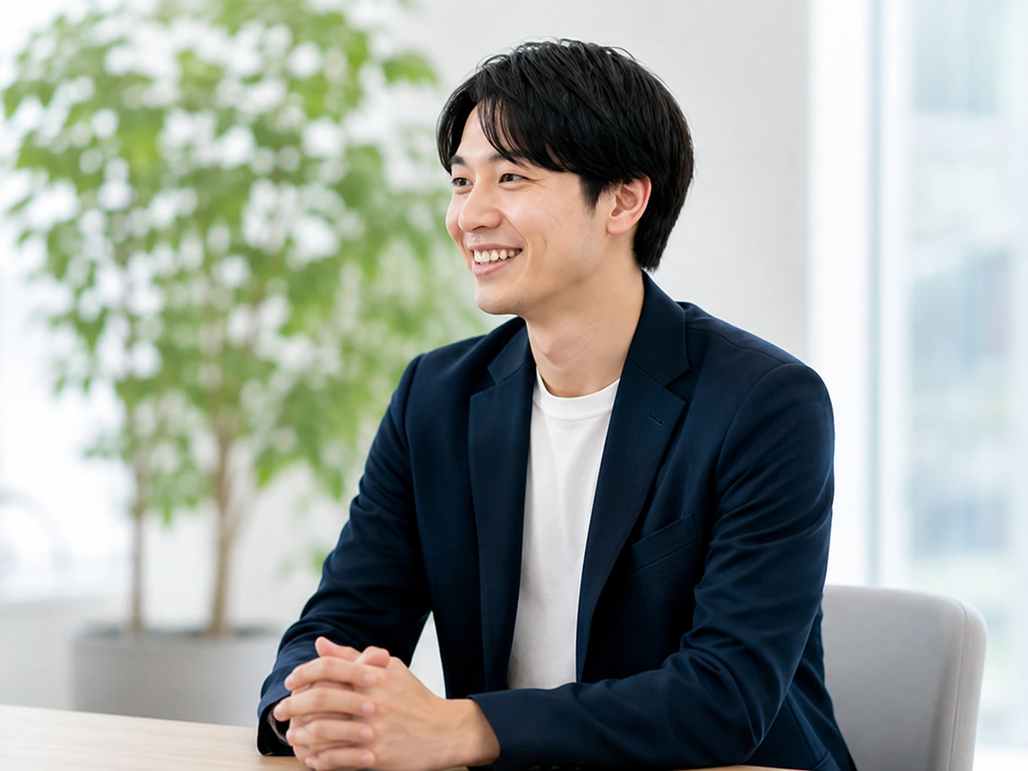 動画編集の仕事に取り組む姿のイメージ
